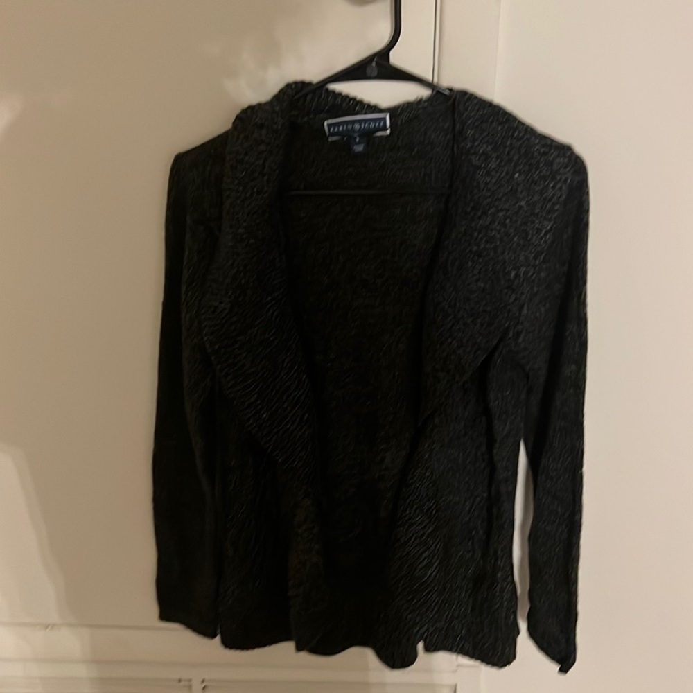 Karen Scott Cardigan - Small - Black- Almost New